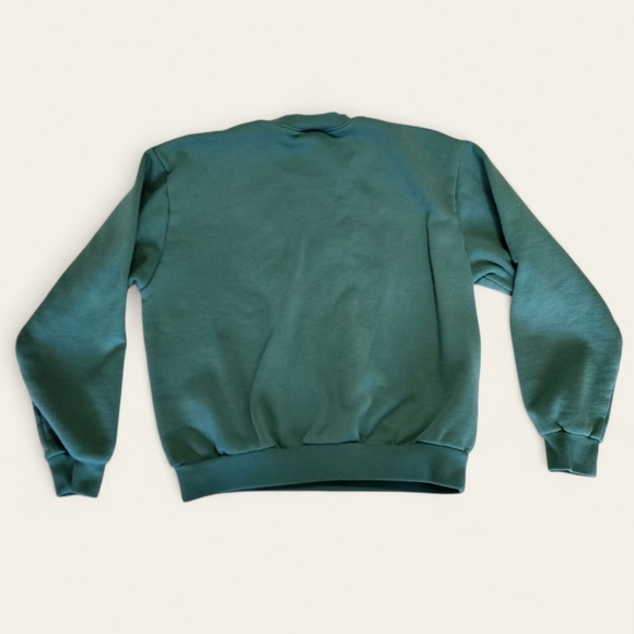 Marmot Mountain Works Crewneck Sweatshirt Women’s Small Green Pullover Fleece - Picture 5 of 6